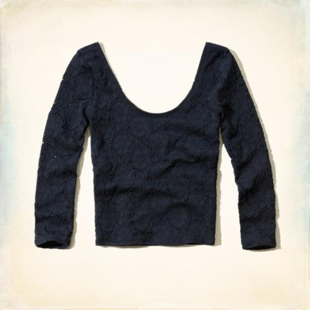 Abercrombie and Fitch Lace Crop Top